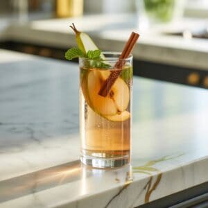 Pimms Spiced Pear Cooler Cocktail Recipe