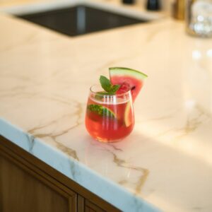 Watermelon Rosé Spritz Cocktail Recipe