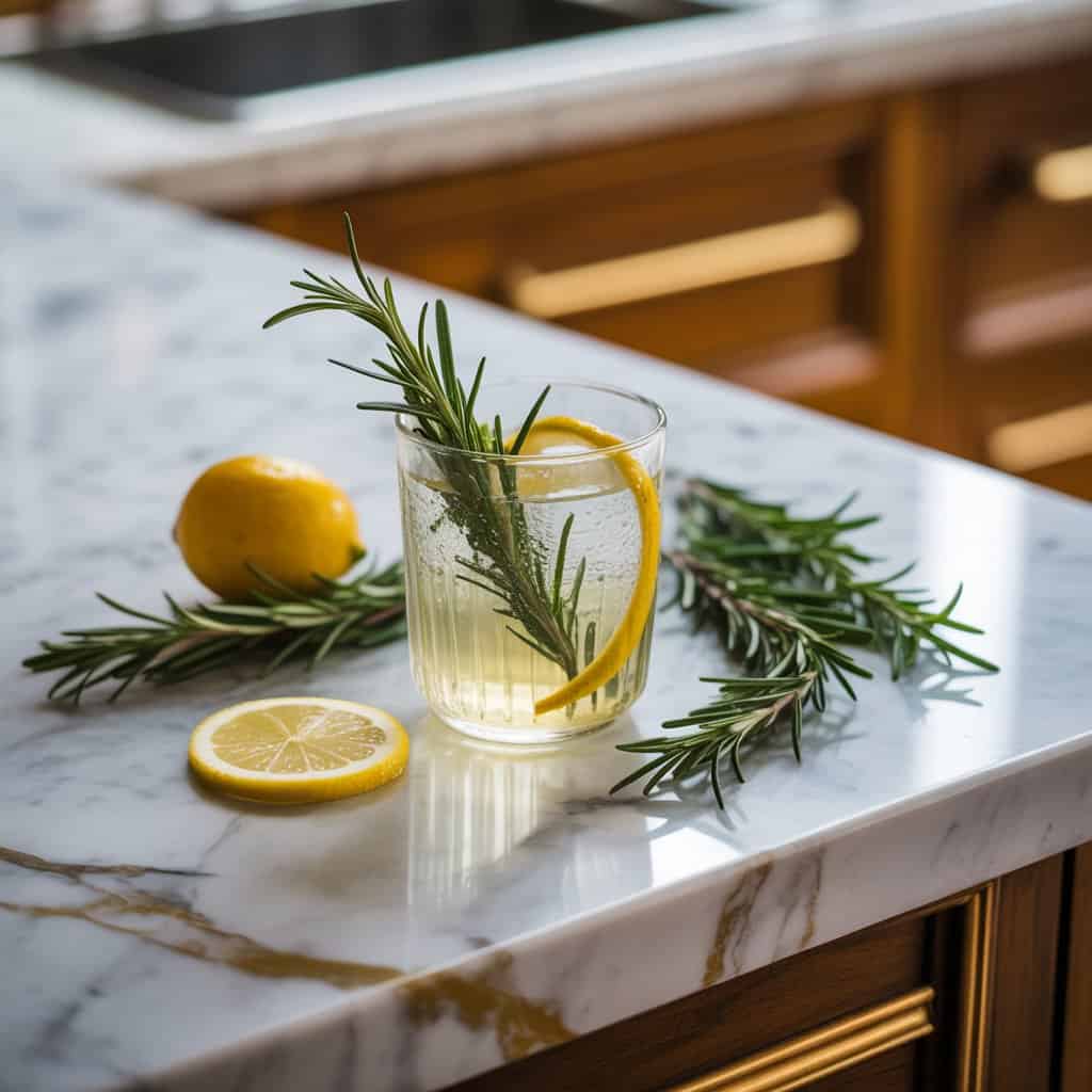 Rosemary Gin Fizz Cocktail Recipe