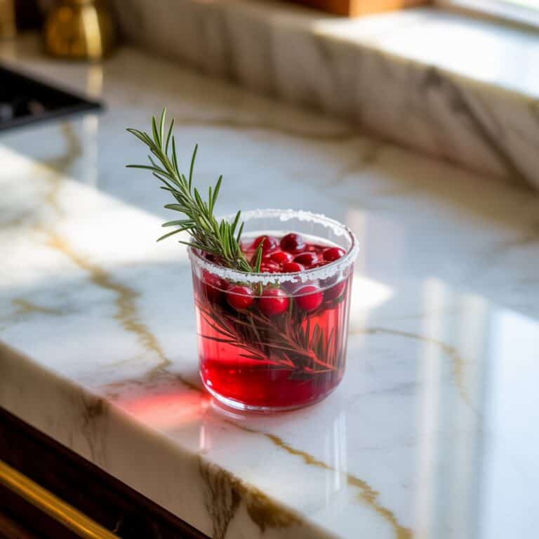 Rosemary Cranberry Margarita Cocktail Recipe