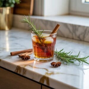 Rosemary Spiced Rum Punch Cocktail Recipe