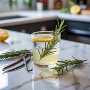 Rosemary Vanilla Vodka Lemonade Cocktail Recipe