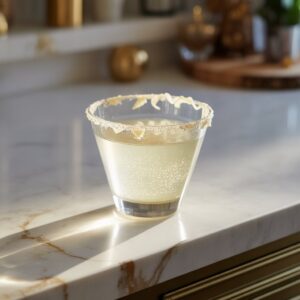 Sparkling White Chocolate Martini Cocktail Recipe