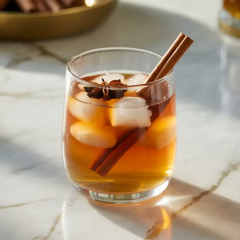 Gingerbread Spiced Rum Punch Cocktail Recipe
