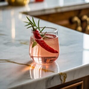 Chili Pepper Gin Fizz Cocktail Recipe