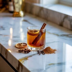 Spiced Pumpkin Spice Bourbon Cocktail Recipe
