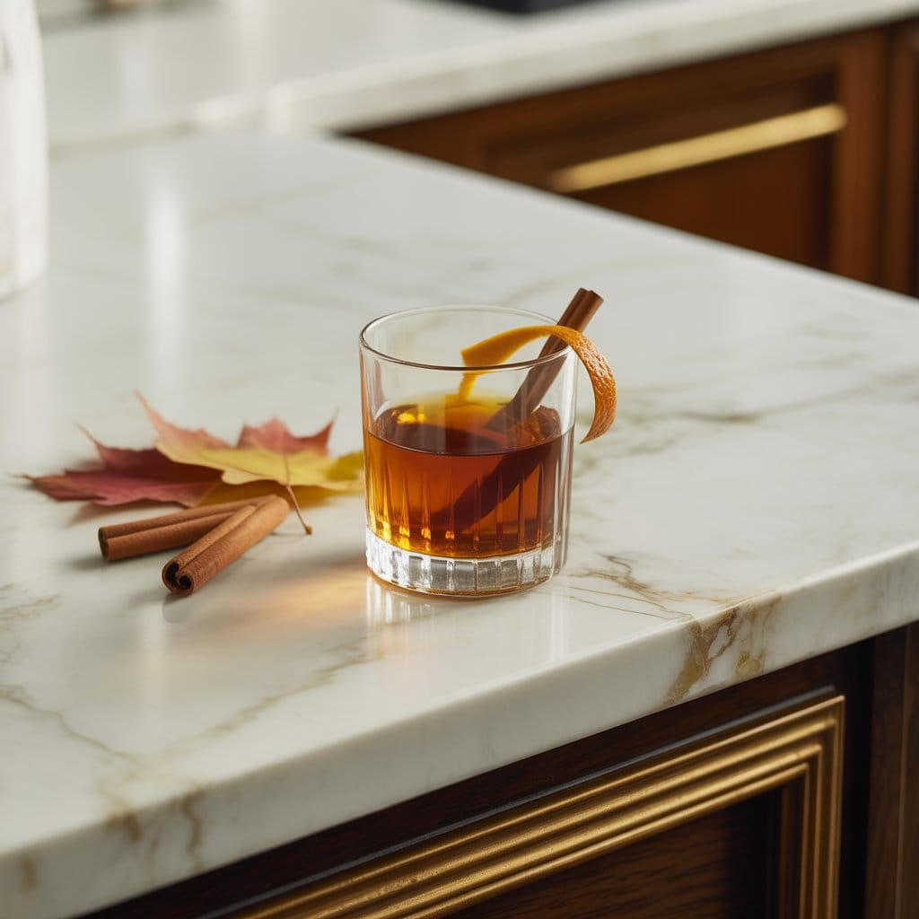 Maple Bourbon Old Fashioned Cocktail Recipe