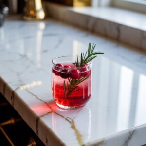 Cranberry Whiskey Fizz Cocktail Recipe