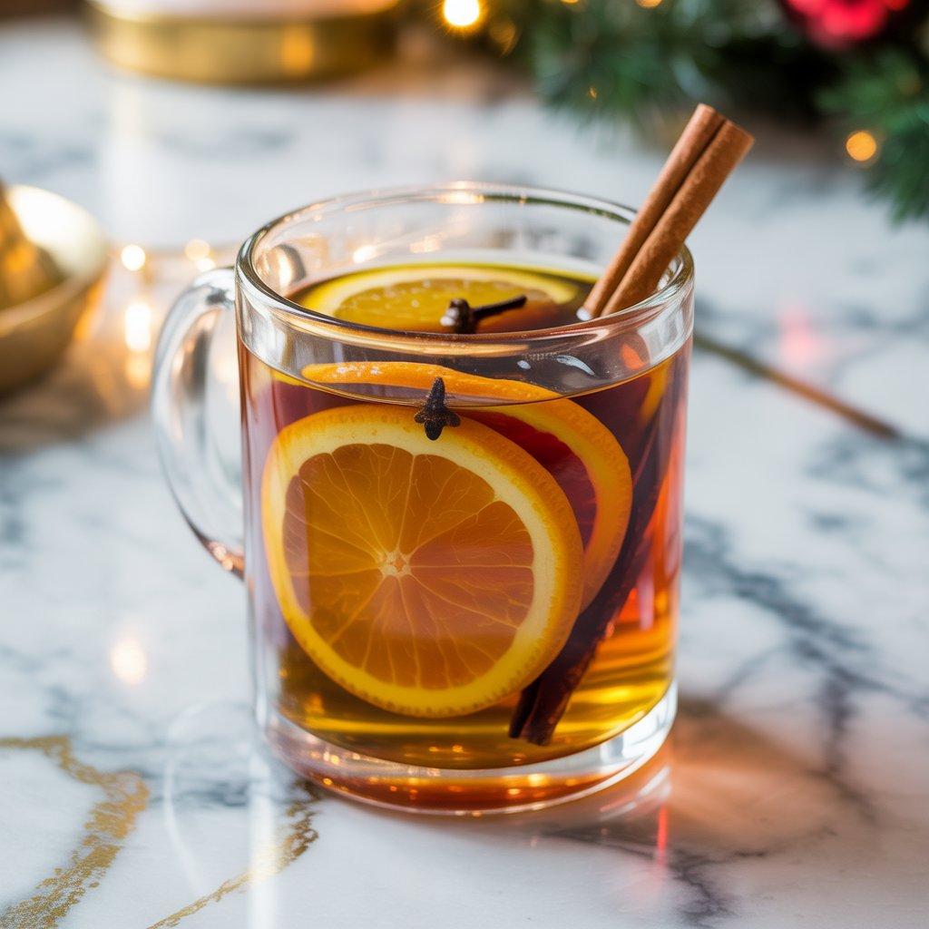 Orange Clove Whiskey Toddy Cocktail Recipe