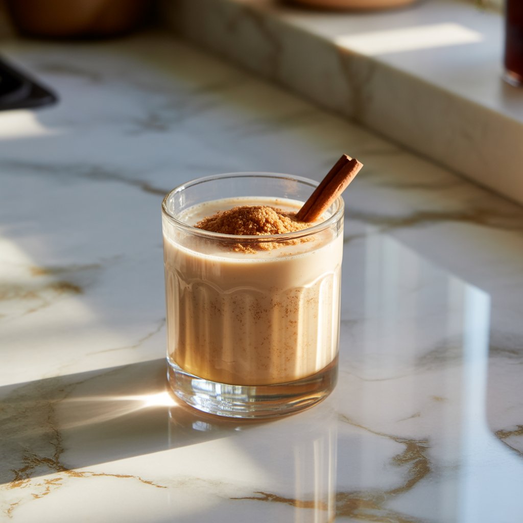 Brown Sugar Bourbon Eggnog Cocktail Recipe