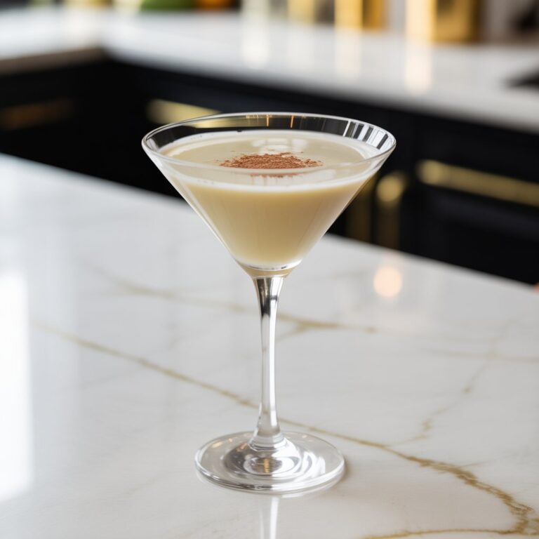 Creamy White Chocolate Martini Cocktail Recipe