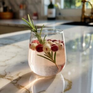 White Cranberry Vodka Spritz Cocktail Recipe