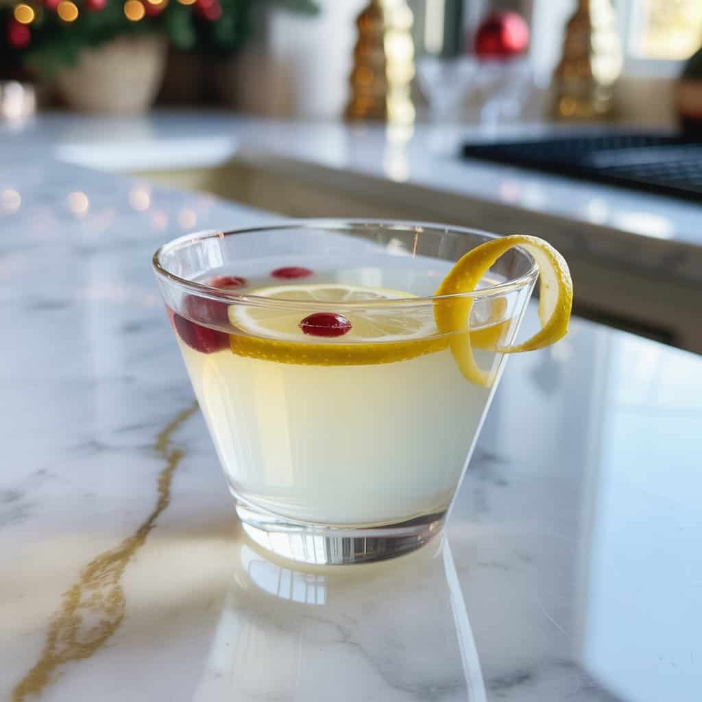White Cranberry Lemon Drop Cocktail Recipe