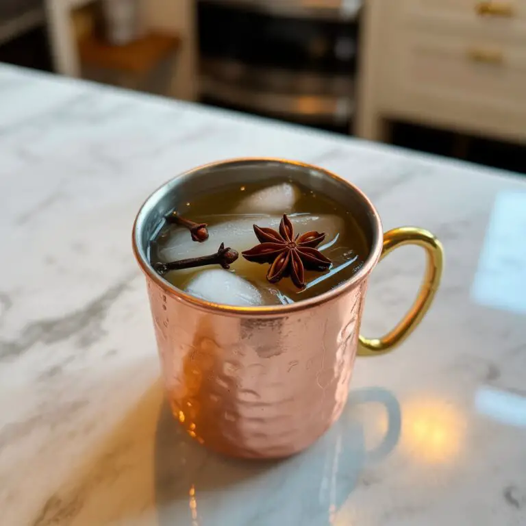 Winter Spice Mule with Clove and Star Anise Cocktail Recipe
