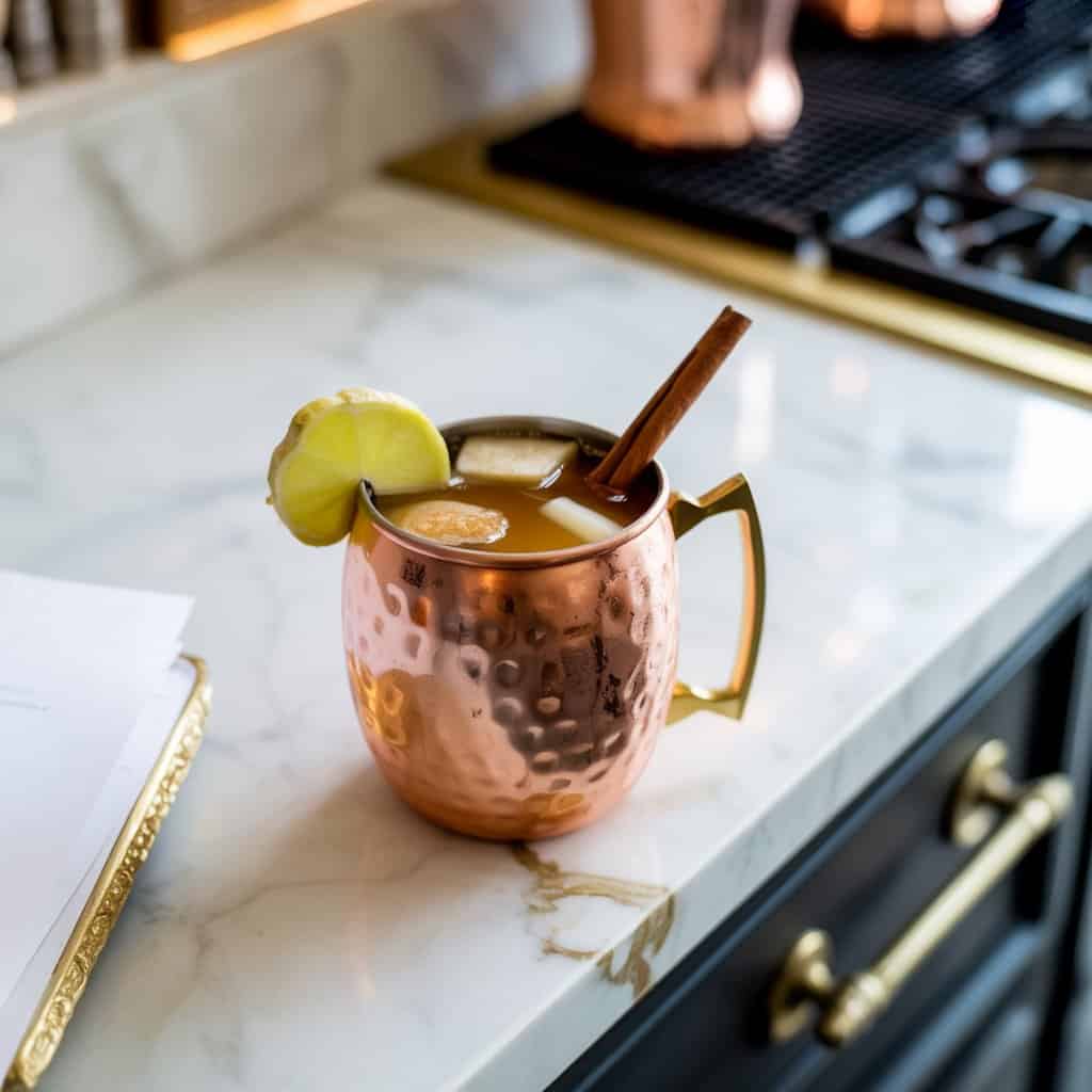 Chai Mule with Chai Tea and Ginger Beer Cocktail Recipe