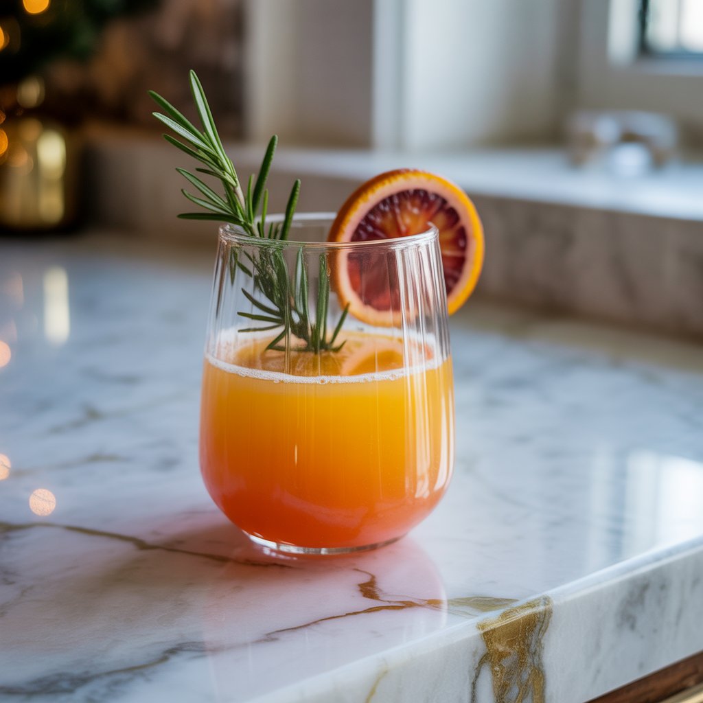 Christmas Morning Mimosa Cocktail Recipe