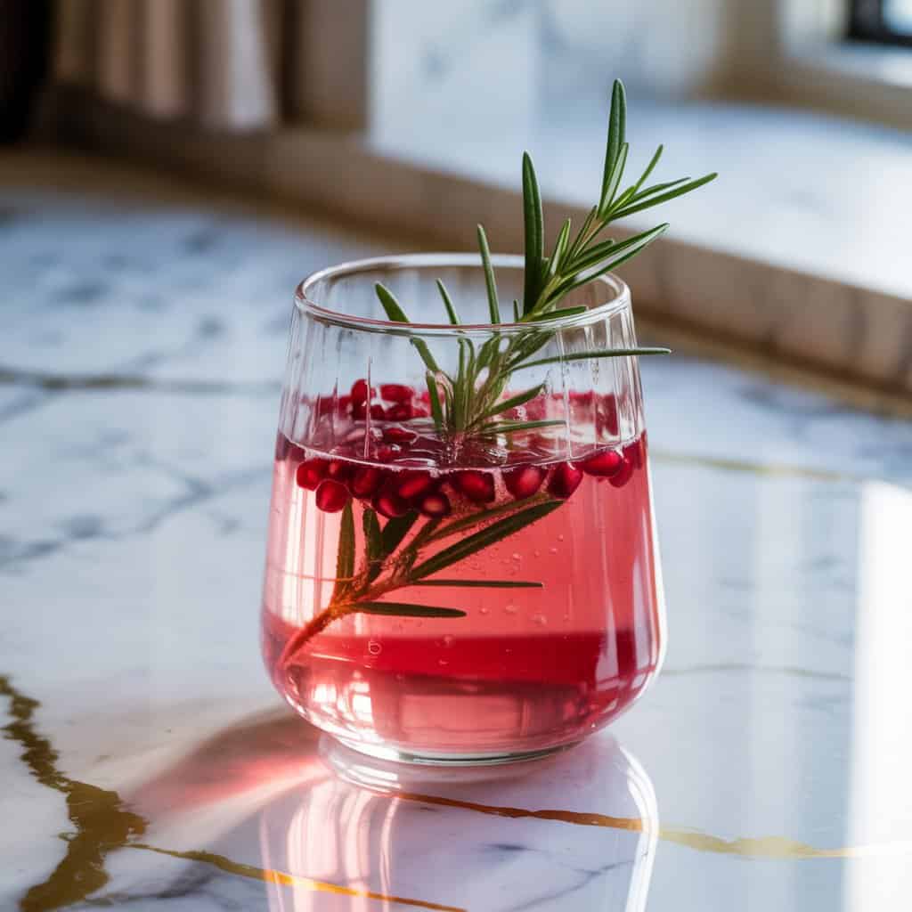 Pomegranate Gin Fizz Cocktail Recipe