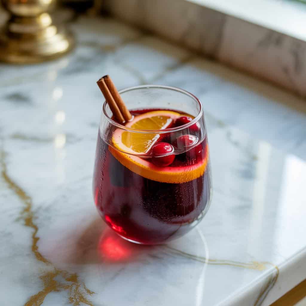 Mulled Wine Spritz Cocktail Recipe
