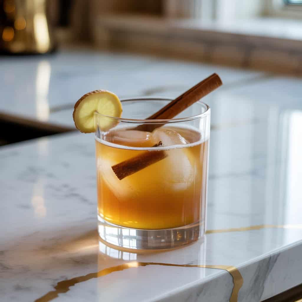 Ginger Snap Whiskey Sour Cocktail Recipe