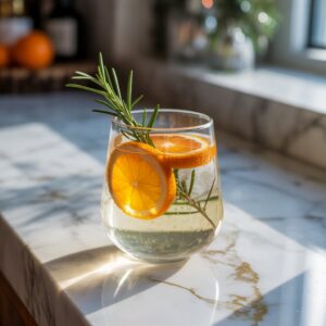 Clementine Rosemary Gin & Tonic Cocktail Recipe