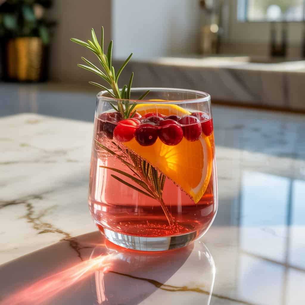 Cranberry Orange Sparkler Cocktail Recipe
