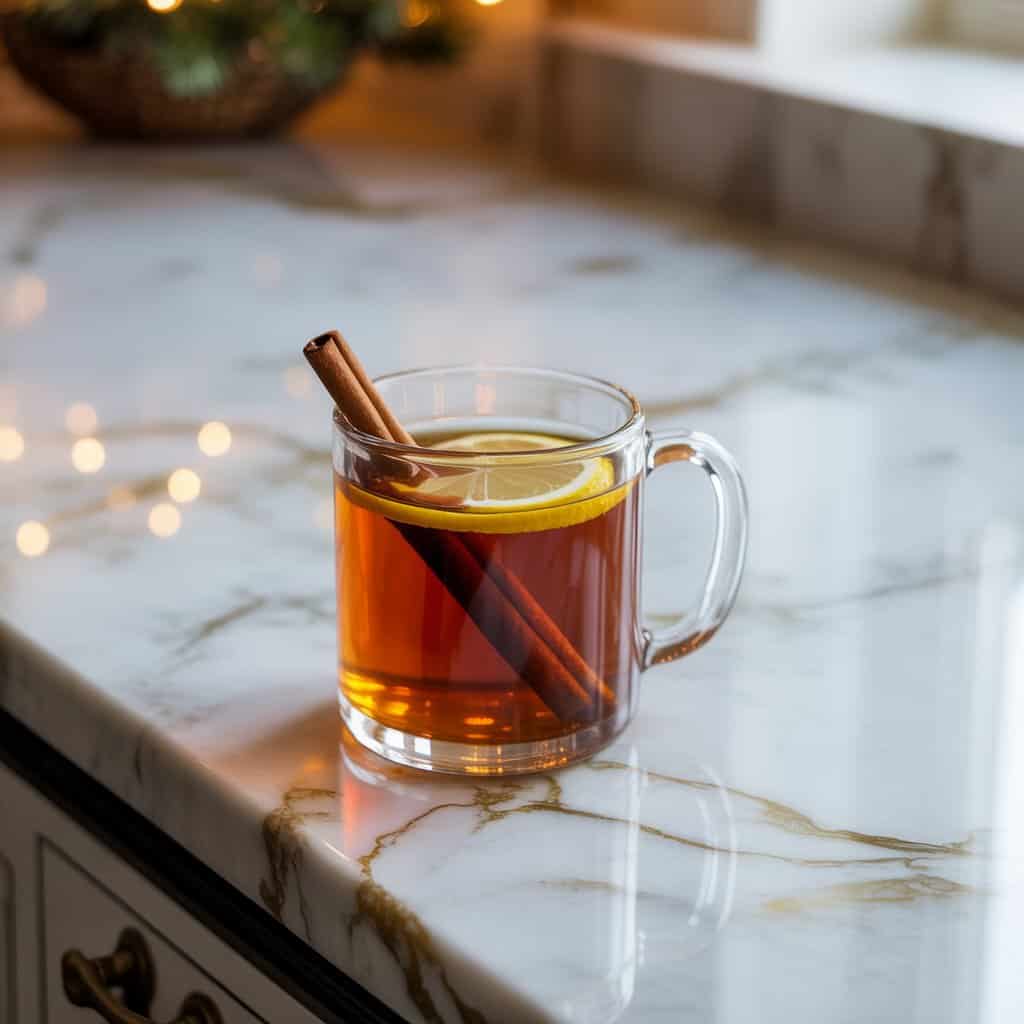 Maple Bourbon Hot Toddy Cocktail Recipe
