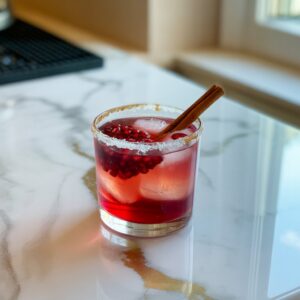 Spiced Pomegranate Margarita Cocktail Recipe