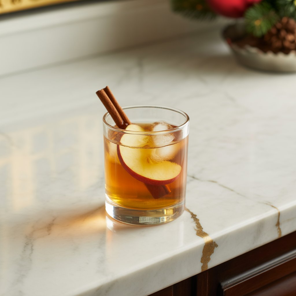 Apple Cider Bourbon Smash Cocktail Recipe