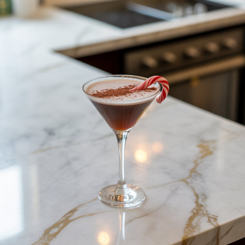 Chocolate Peppermint Martini Cocktail Recipe