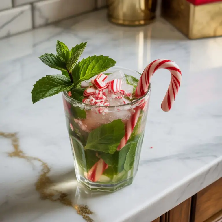 Peppermint Bark Mojito Cocktail Recipe