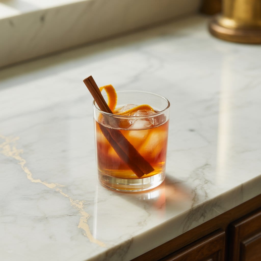 Cinnamon Maple Bourbon Sour Cocktail Recipe
