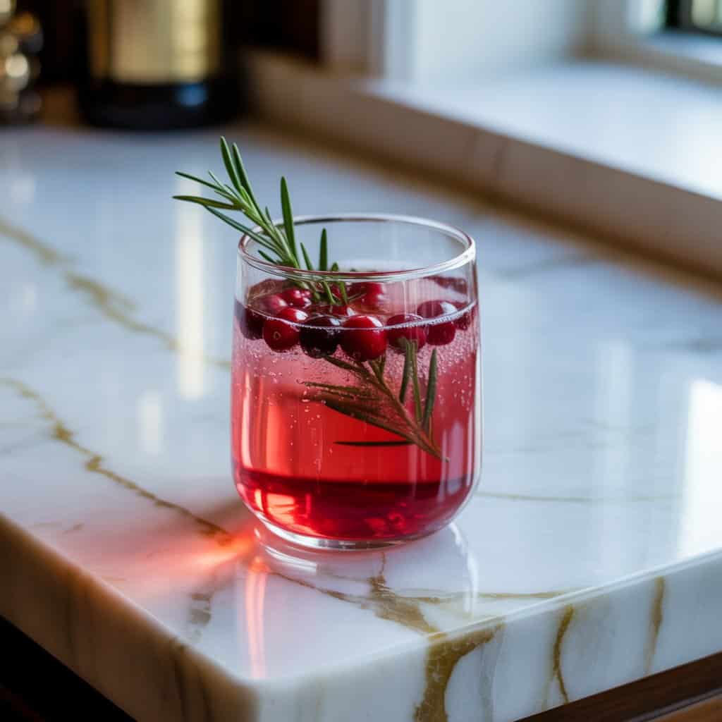 Cranberry Gin Fizz Cocktail Recipe