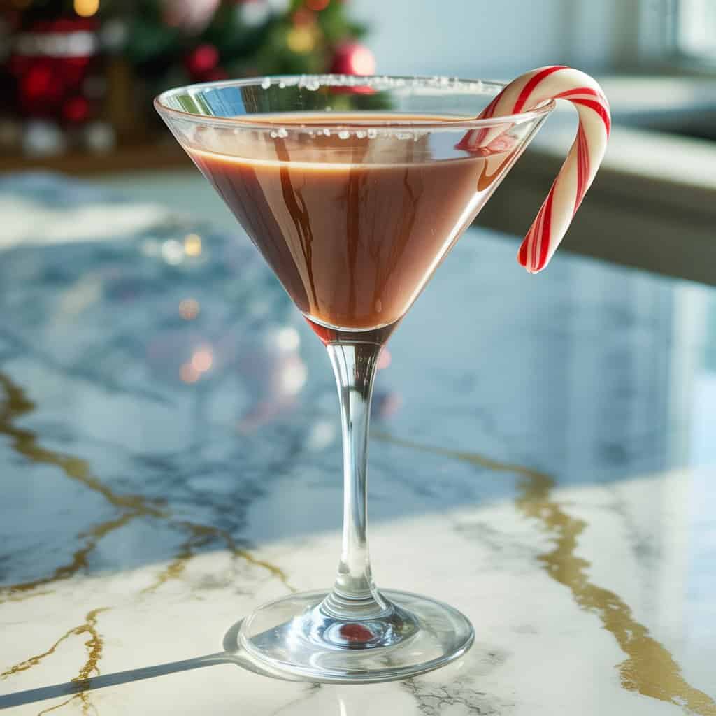 Chocolate Peppermint Martini Cocktail Recipe