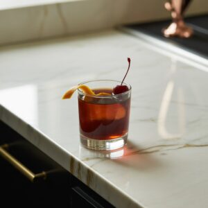 Chocolate Cherry Manhattan Cocktail Recipe