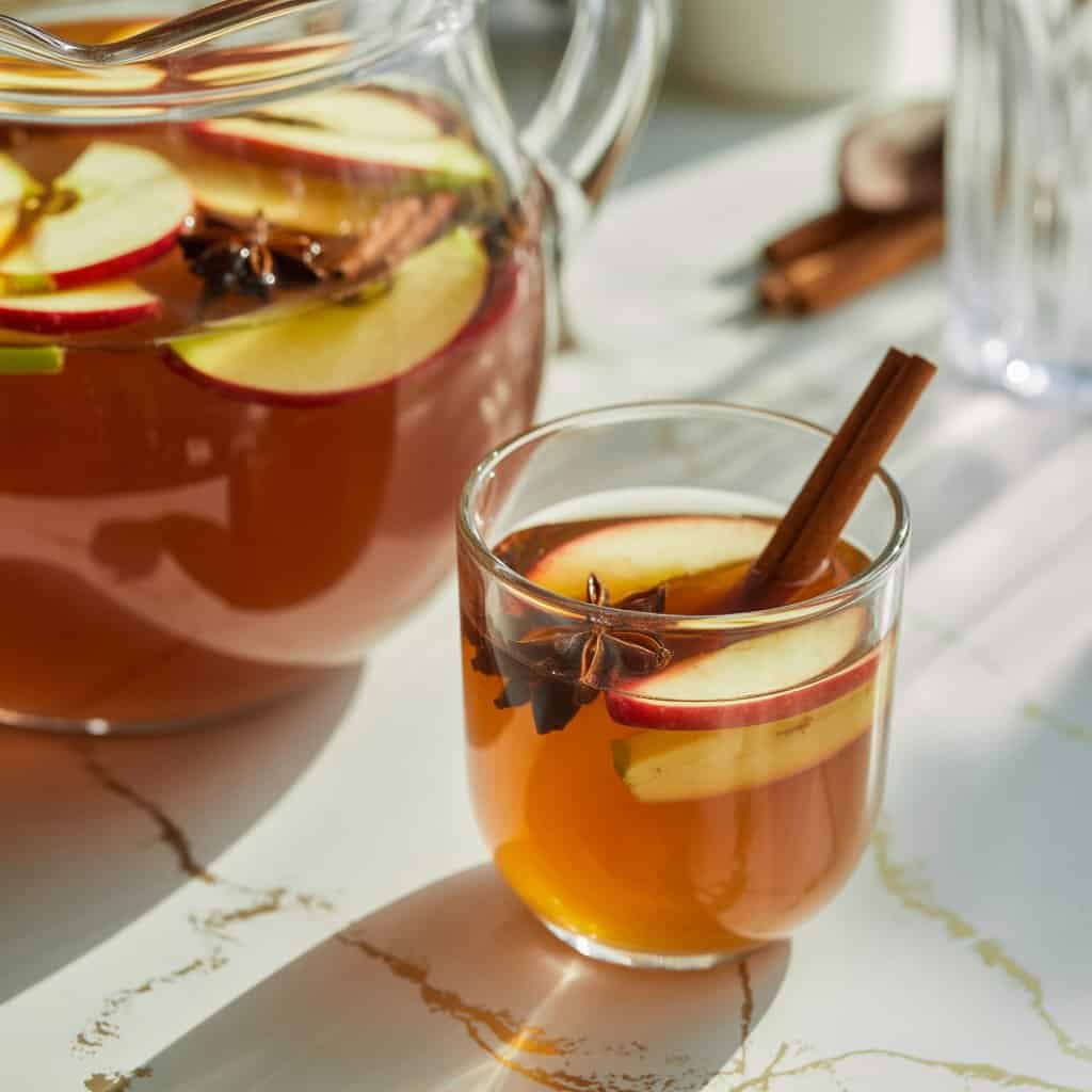 Spiced Apple Cider Punch Cocktail Recipe