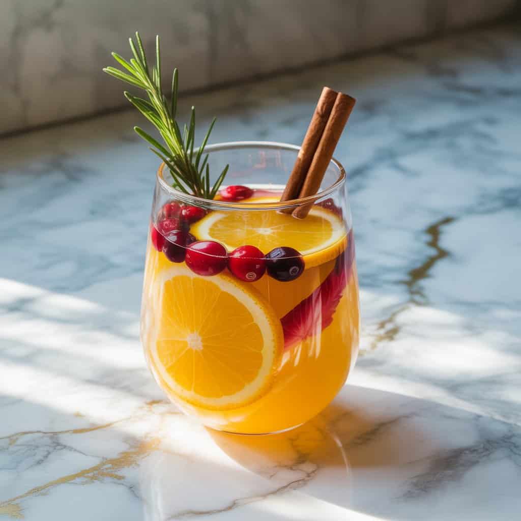Christmas Mimosa Punch Cocktail Recipe