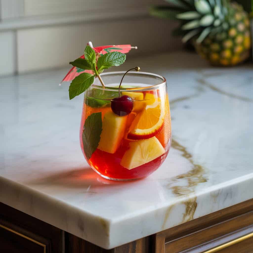 Tropical Holiday Punch Cocktail Recipe