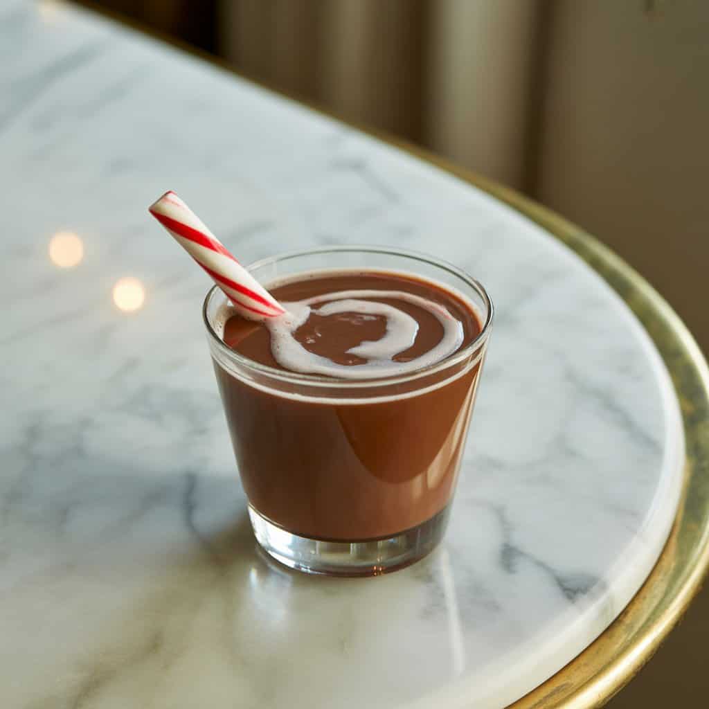 Chocolate Peppermint Martini Punch Cocktail Recipe
