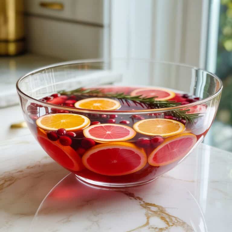 Holiday Punch with Brandy Cocktail Recipe