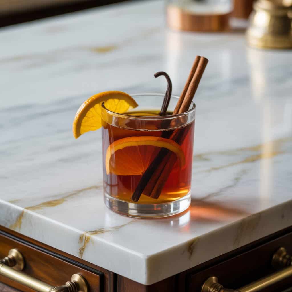 Cinnamon Vanilla Rum Punch Cocktail Recipe