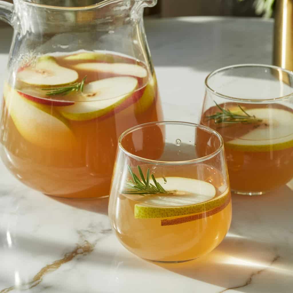 Ginger Pear Punch Cocktail Recipe