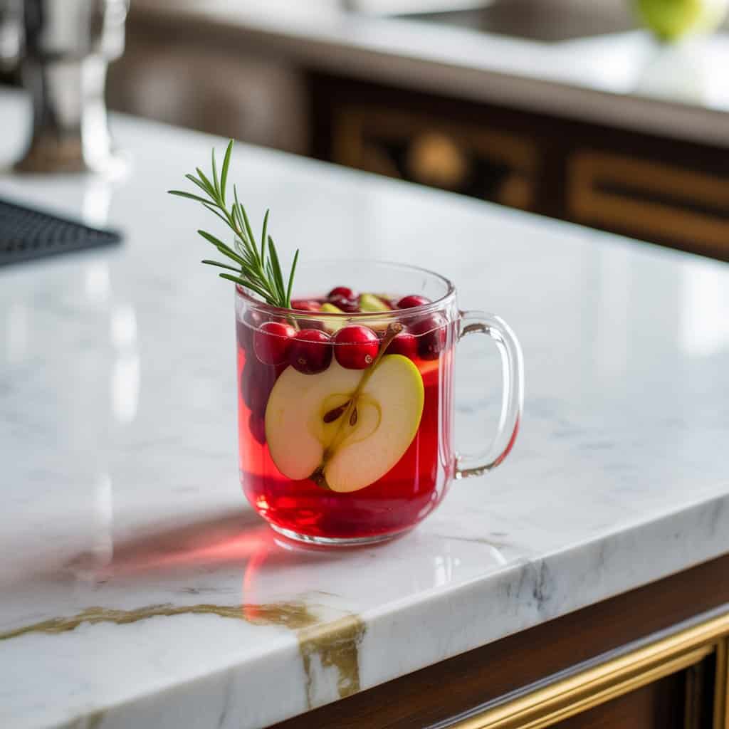 Apple Cranberry Mule Punch Cocktail Recipe