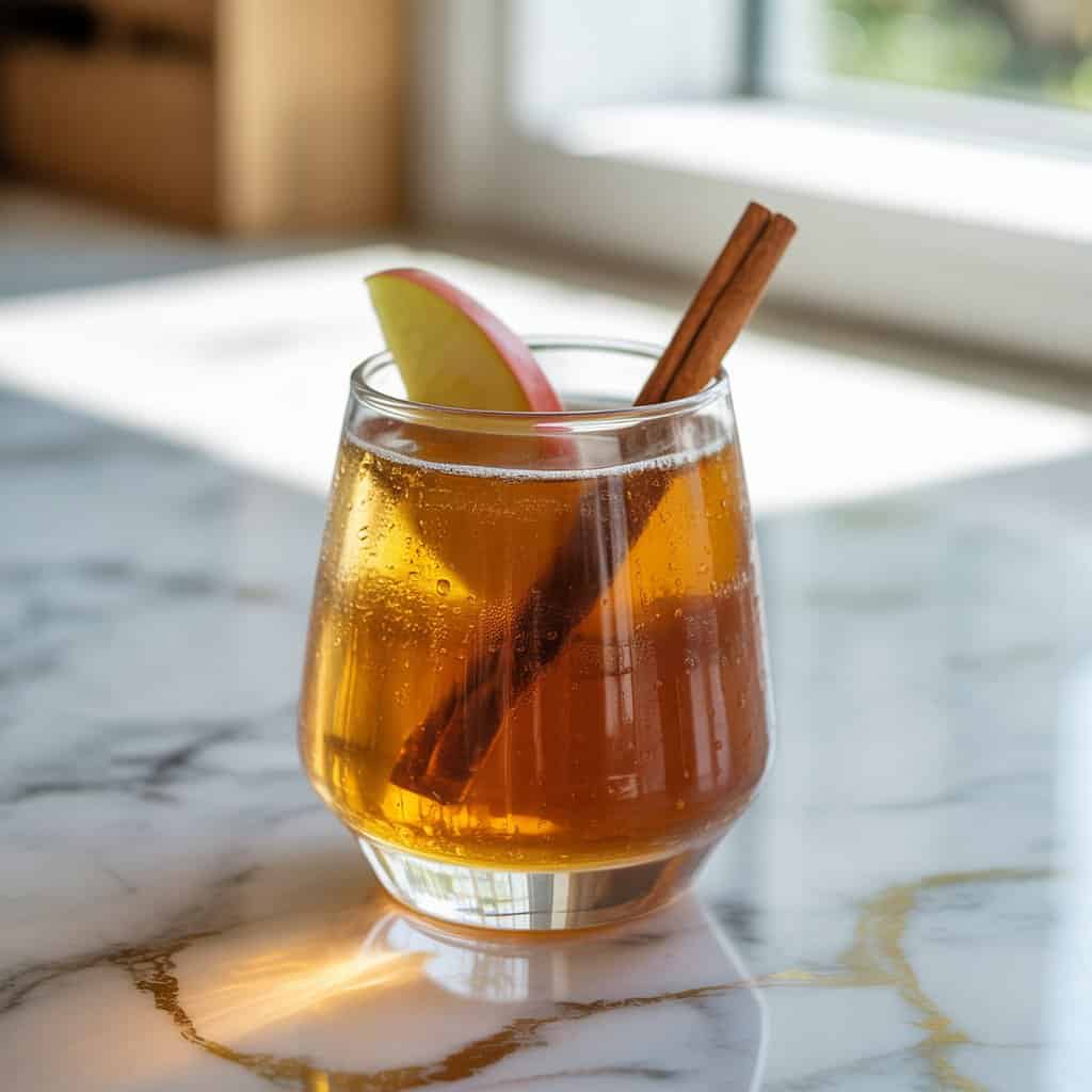 Caramel Apple Soda Mocktail Recipe