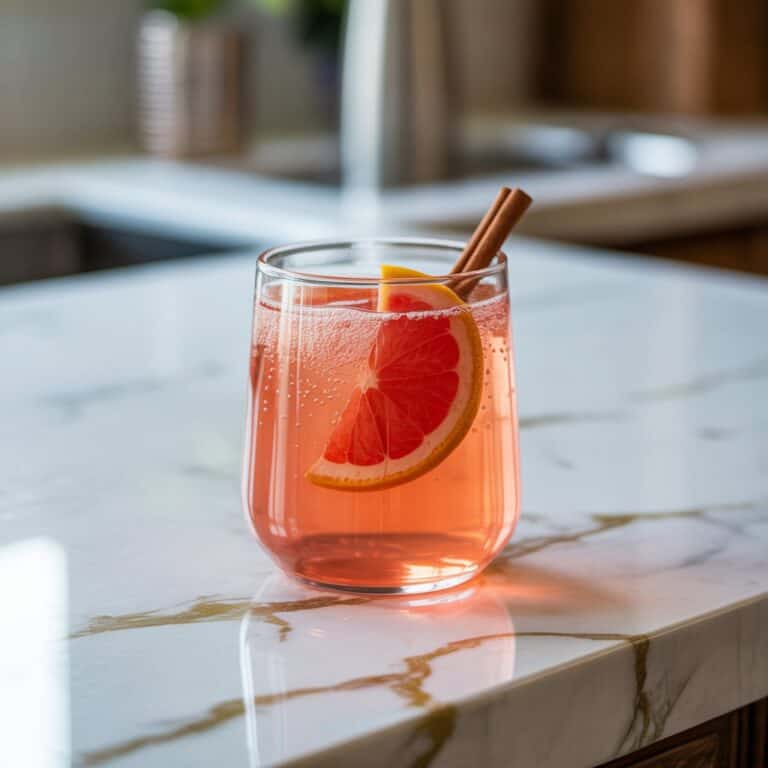 Spiced Grapefruit Soda Mocktail Recipe