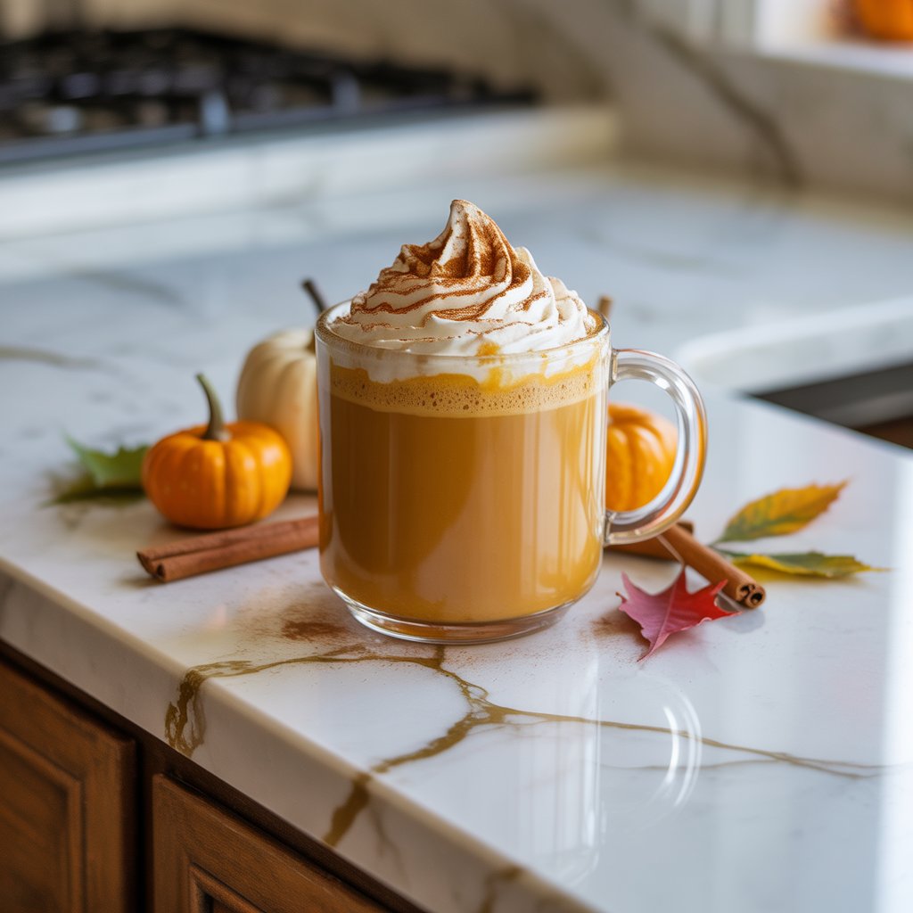 Mock Pumpkin Latte Mocktail Recipe