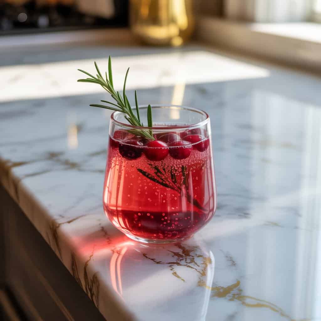 Cranberry Sparkler Mocktail Recipe