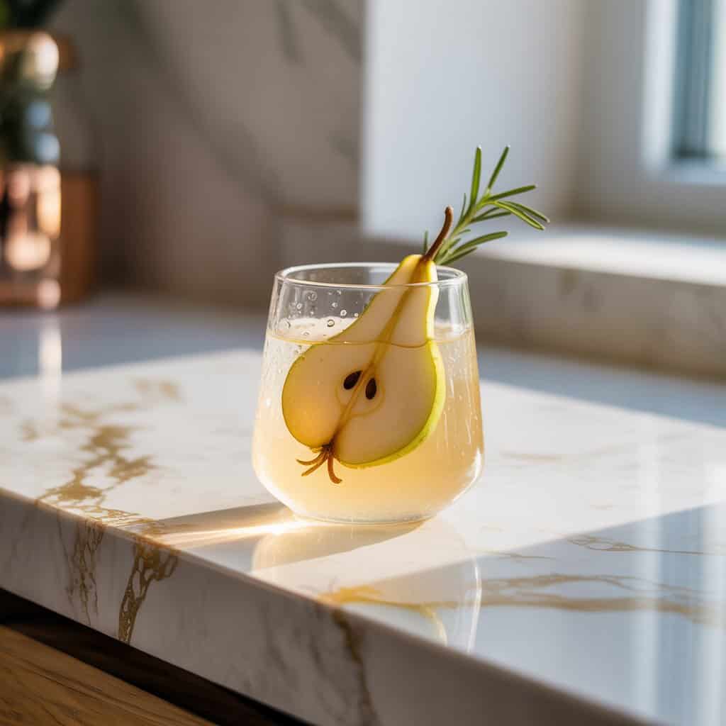 Ginger Pear Mocktail Mocktail Recipe