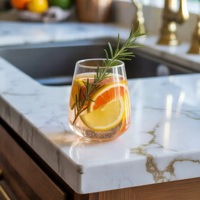 Rosemary Citrus Spritzer Mocktail Recipe
