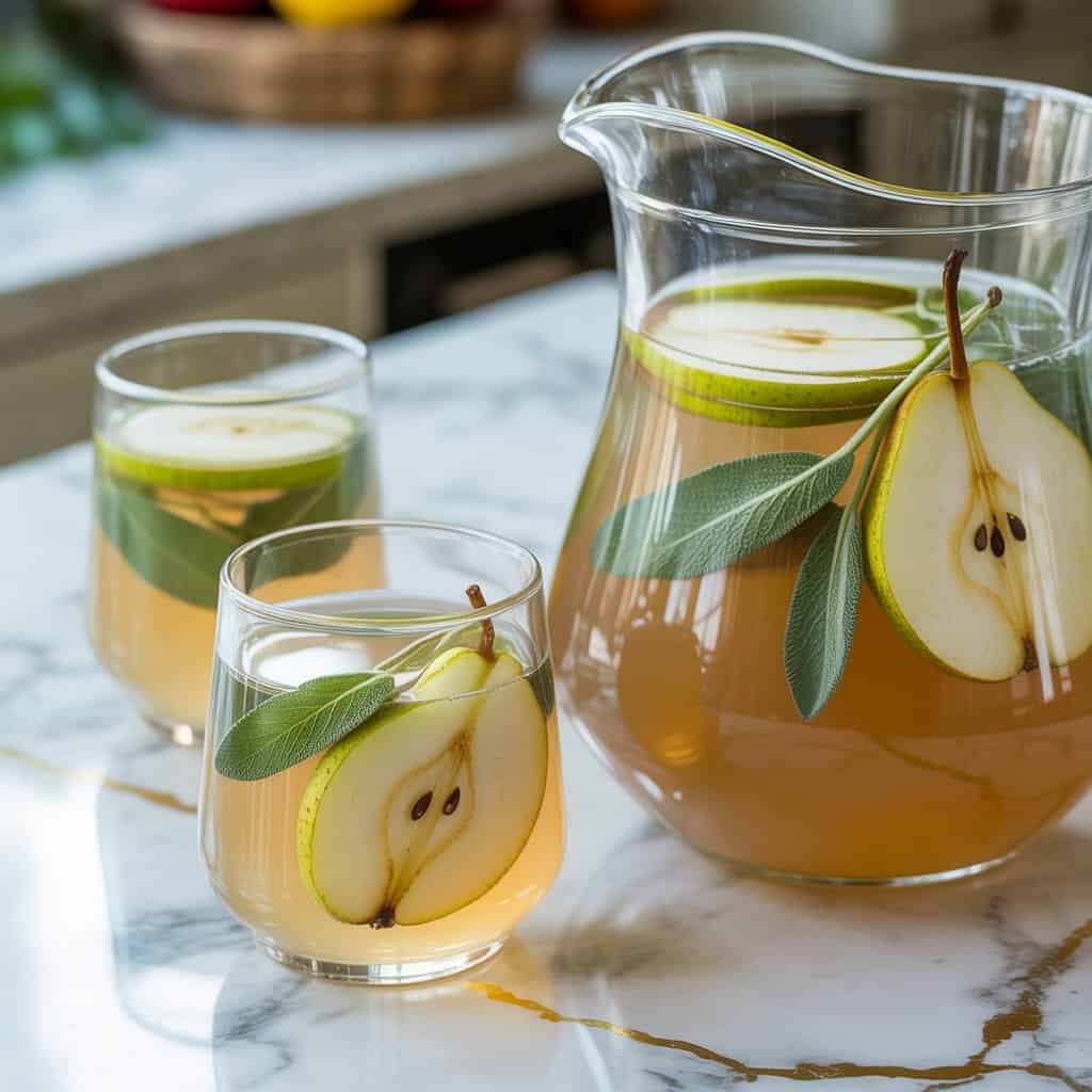 Pear and Sage Punch