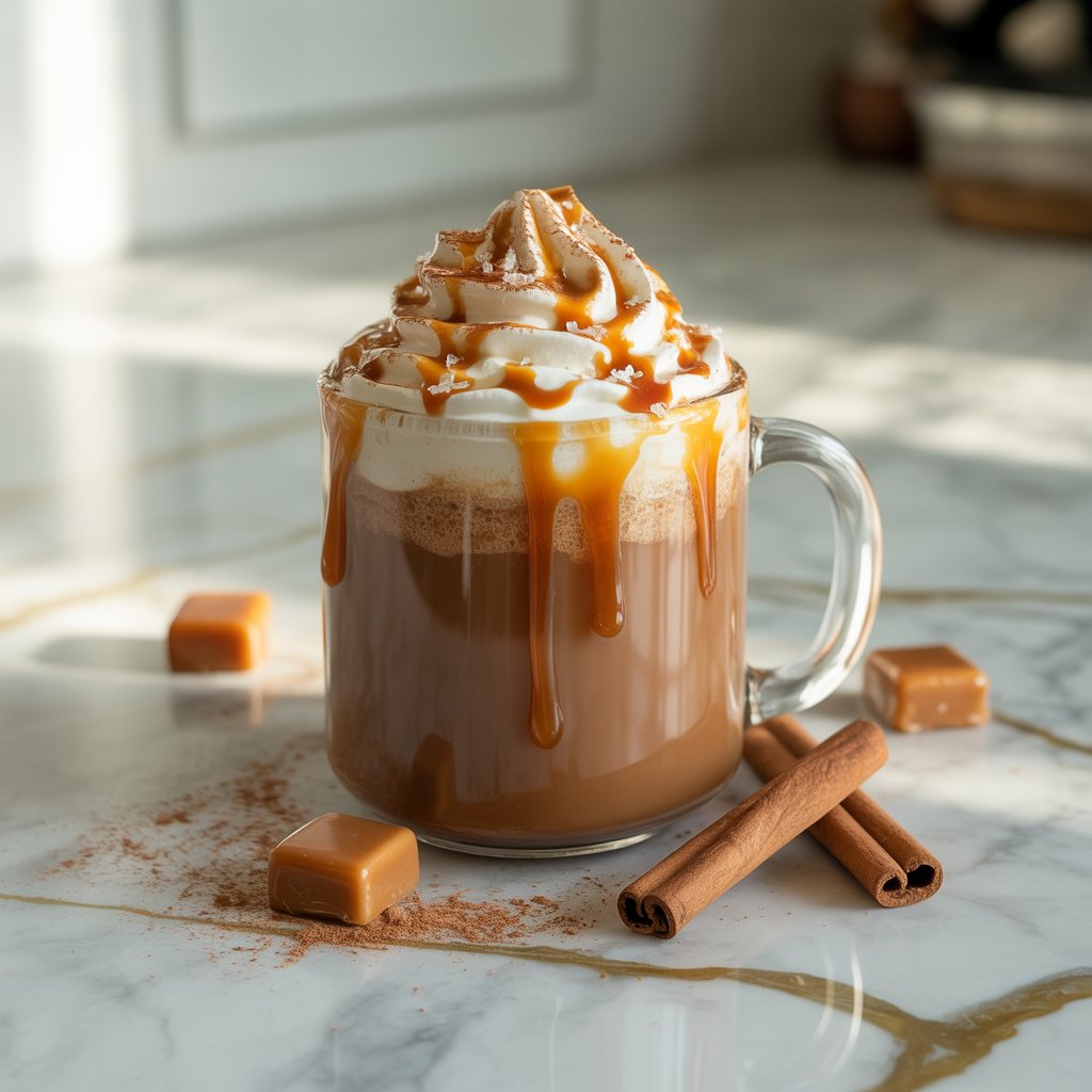 Salted Caramel Cocoa Mocktail Recipe